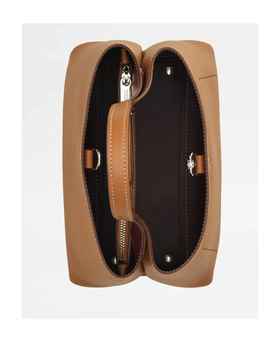 Tod's T Logo Plaque Tote Bag