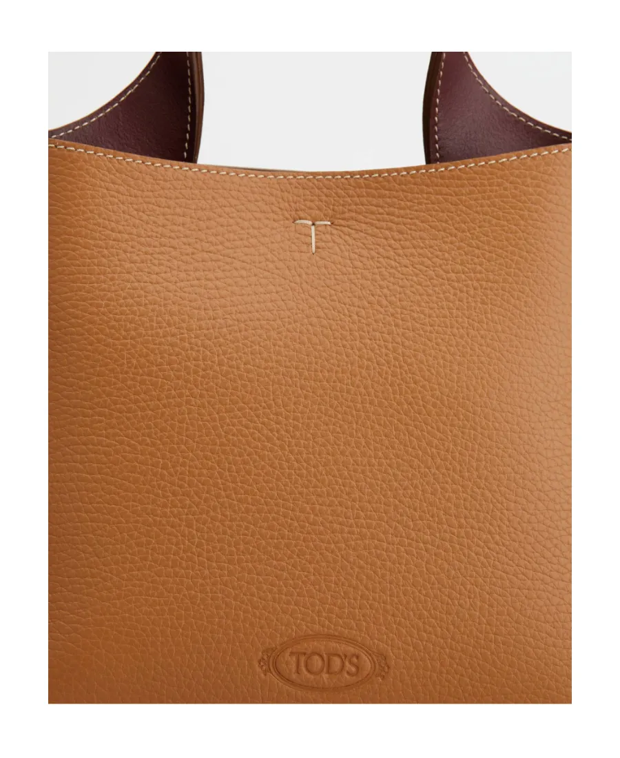 Tod's T Logo Plaque Tote Bag