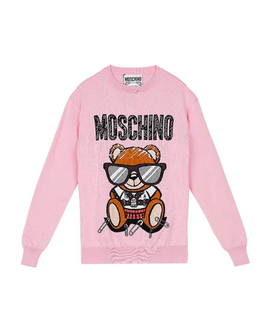 Knitted Floral Pullover