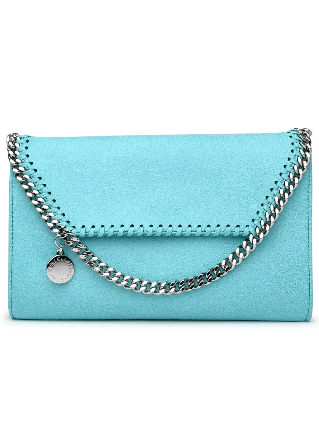 Stella Mccartney Falabella Logo Charm Mini Crossbody Bag