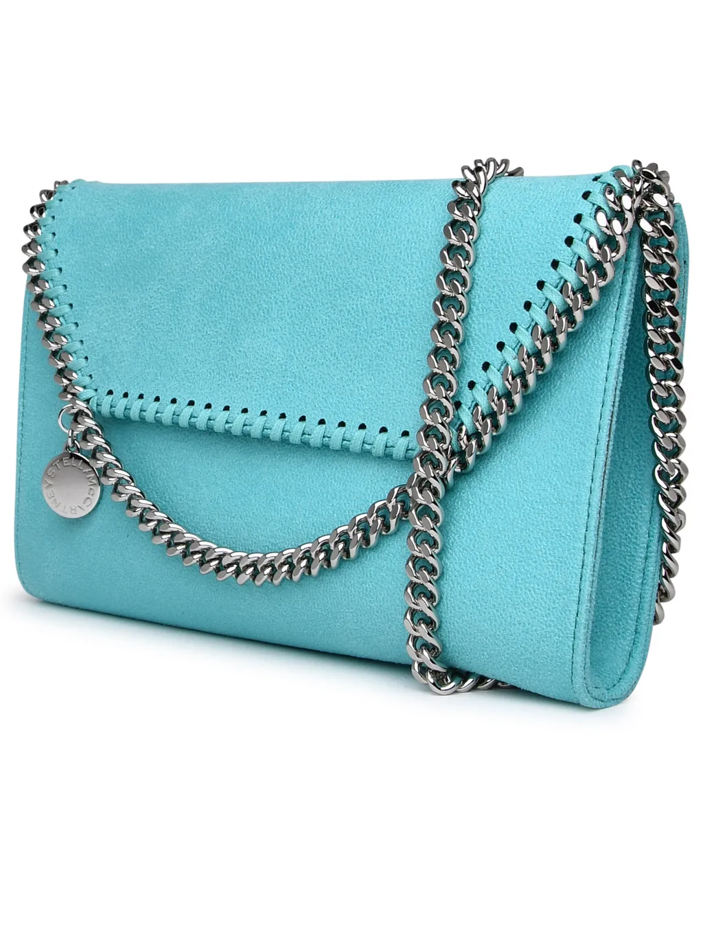 Stella Mccartney Falabella Logo Charm Mini Crossbody Bag