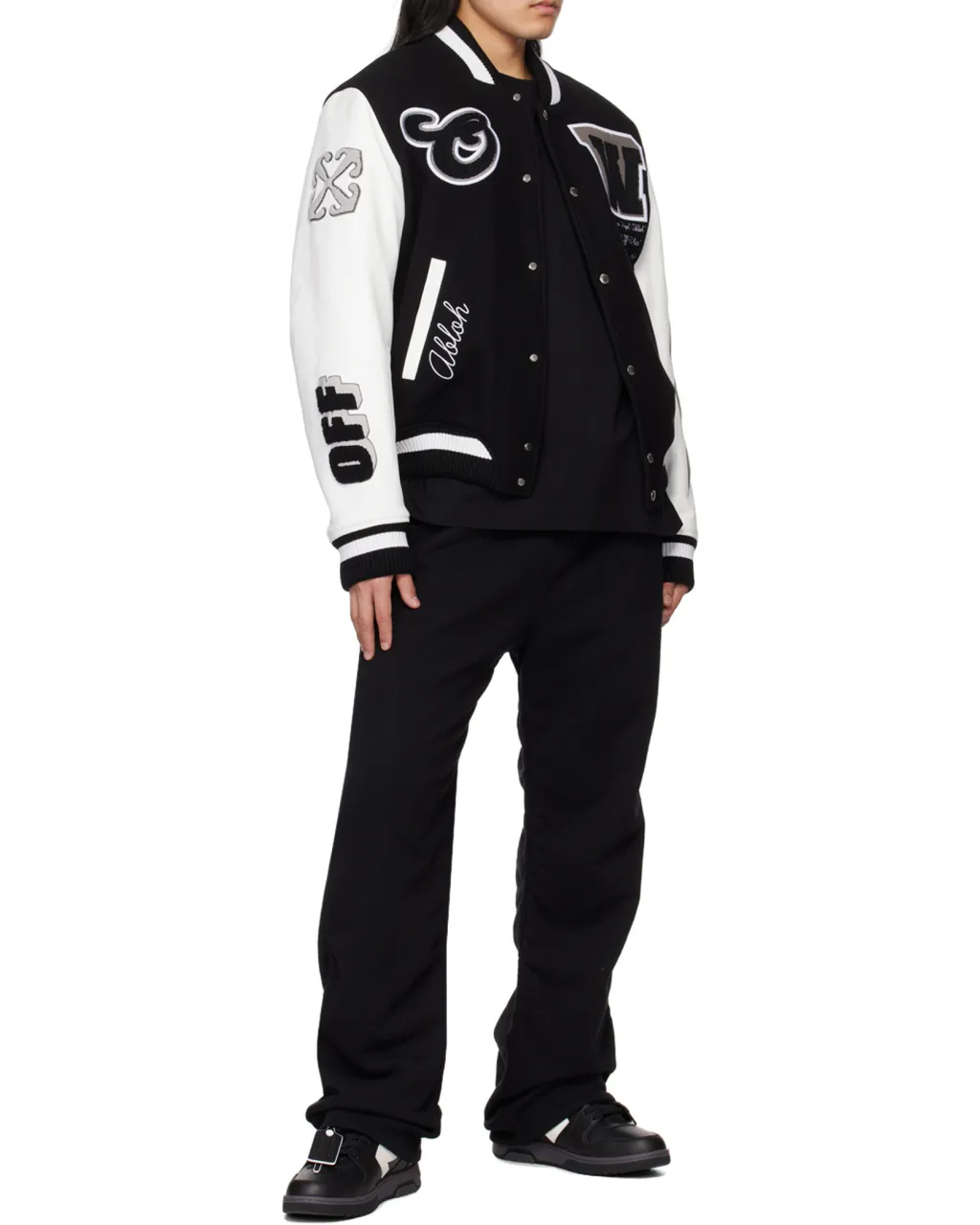 Off-White Tattoo Arrow Motif Crewneck T-Shirt