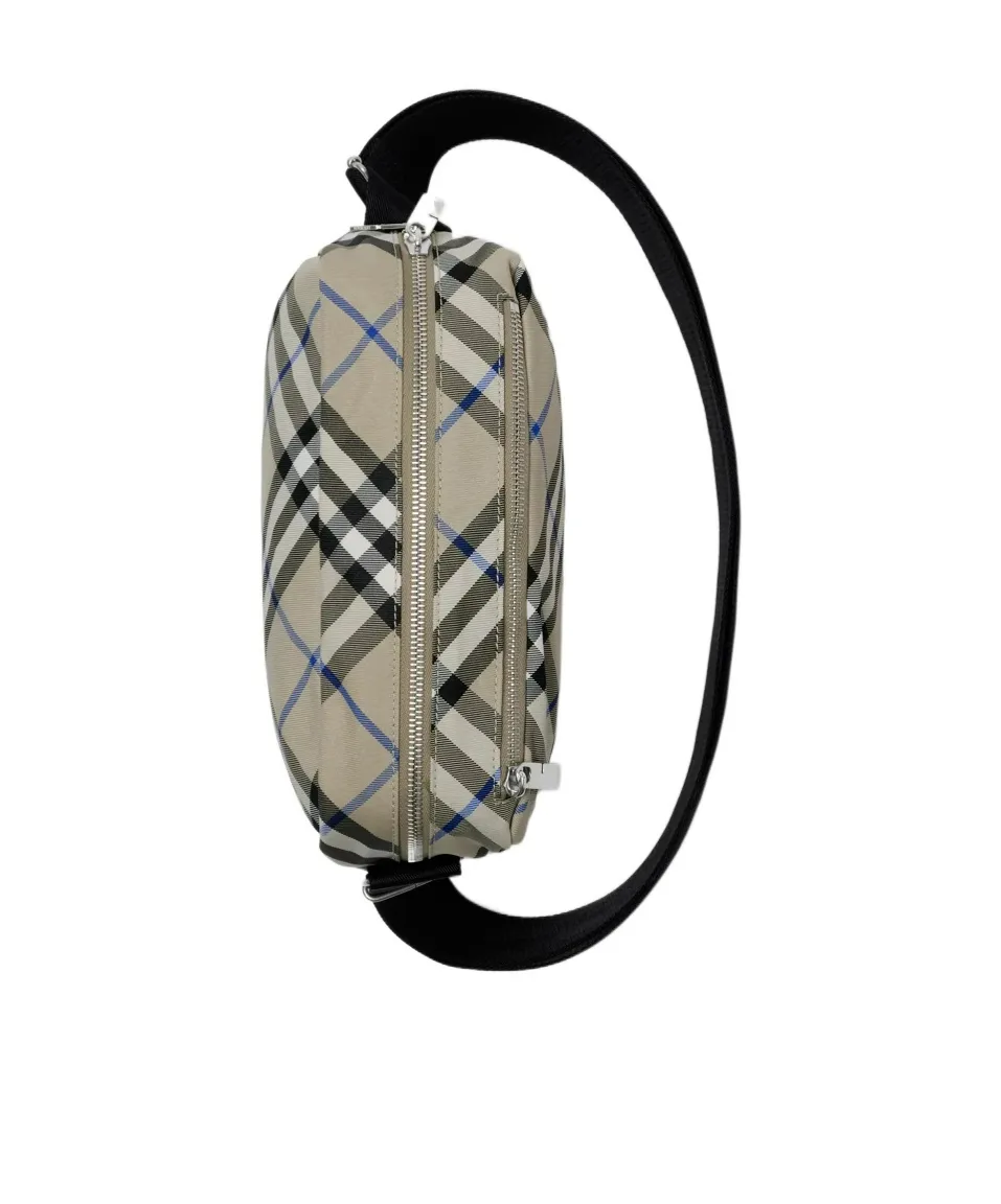 Burberry Checked Logo Detailed Crossbody Bag