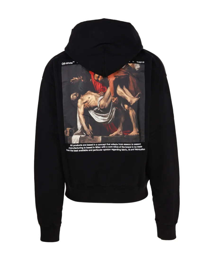 Caravaggio Print Hooded Sweatshirt