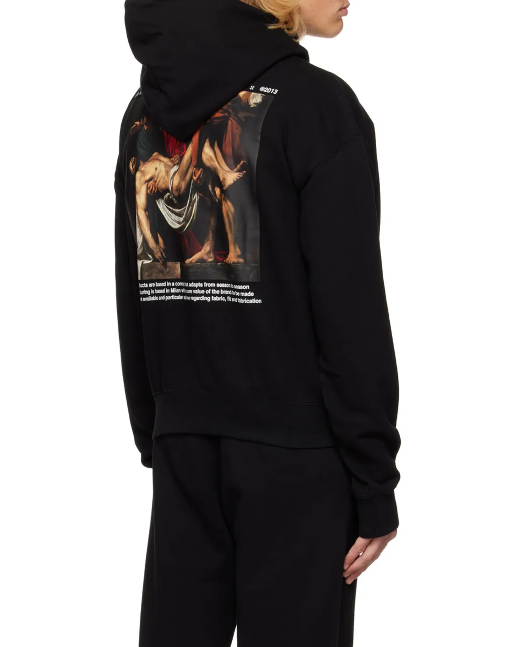 Caravaggio Print Hooded Sweatshirt