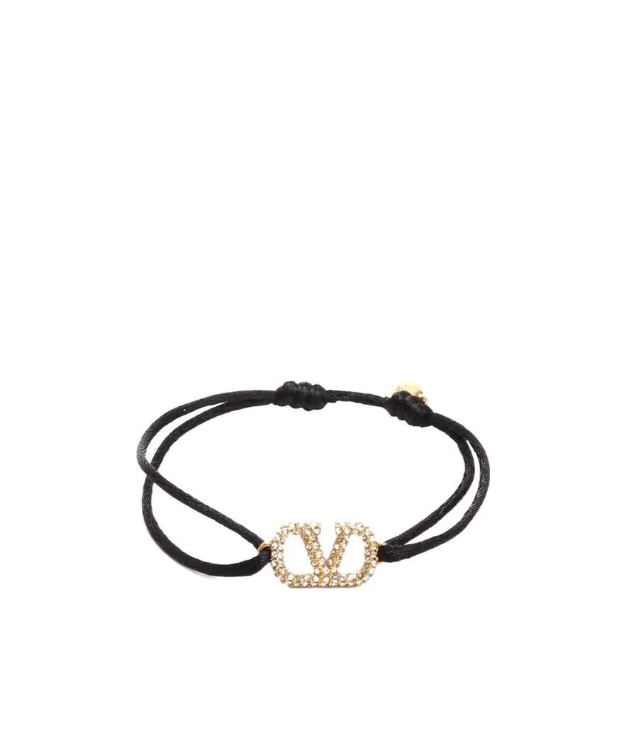 Valentino Vlogo Embellished Bracelet