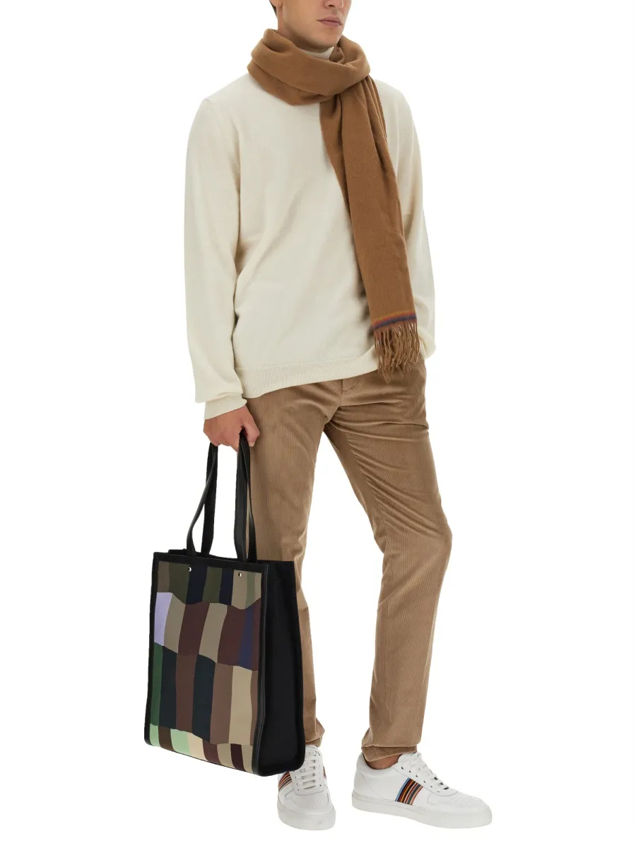 Paul Smith Artist Stripe Roll Neck Jumper