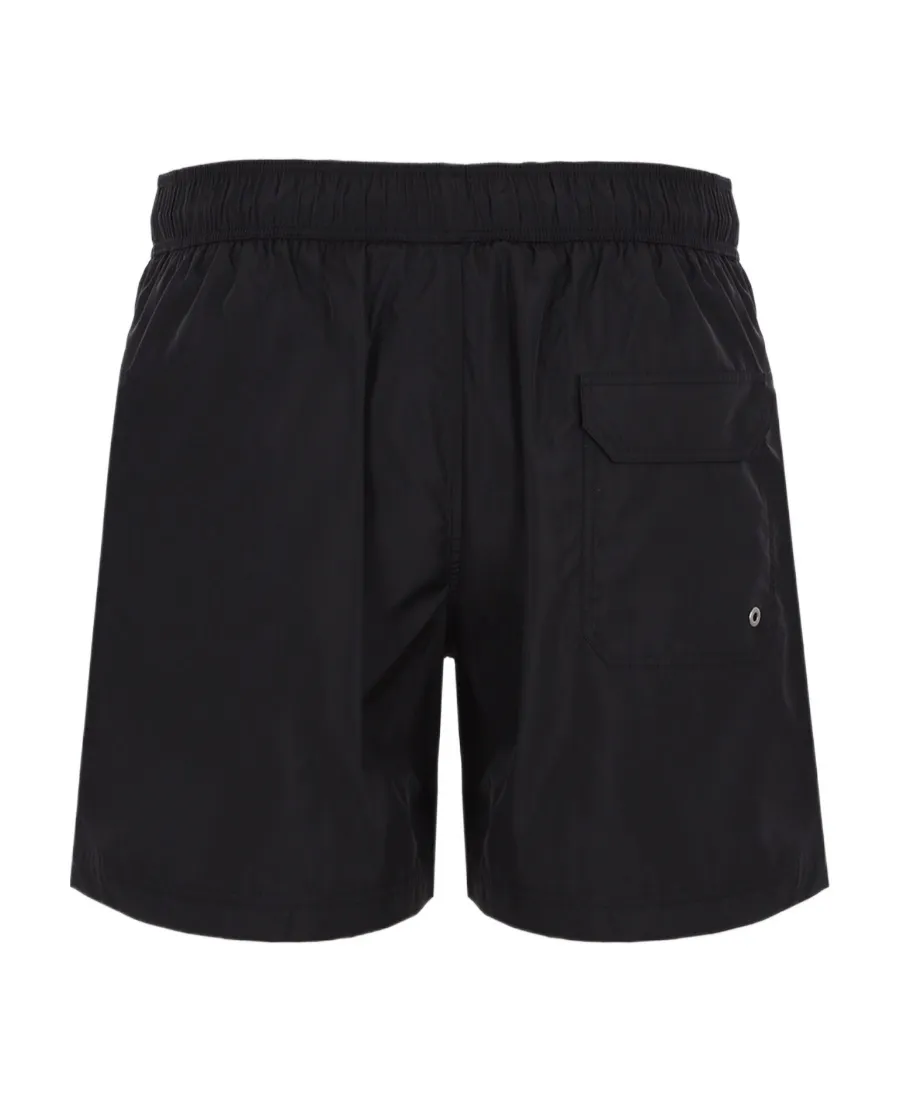 Palm Angels Logo Printed Drawstring Swim Shorts