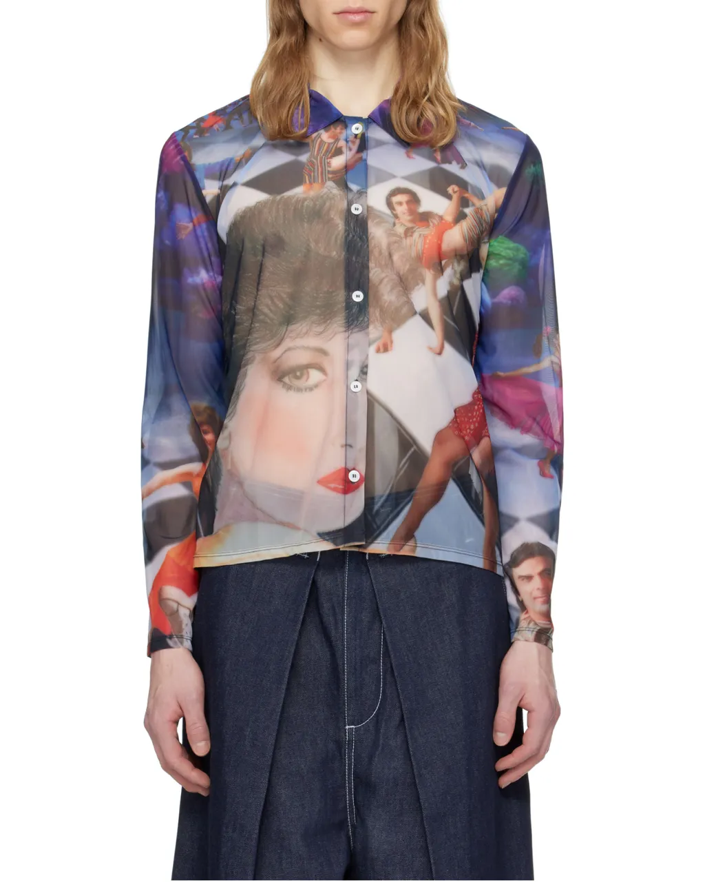 Sheer Organza Shirt