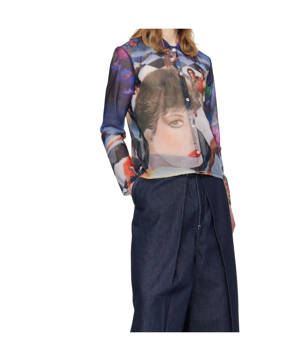 Sheer Organza Shirt