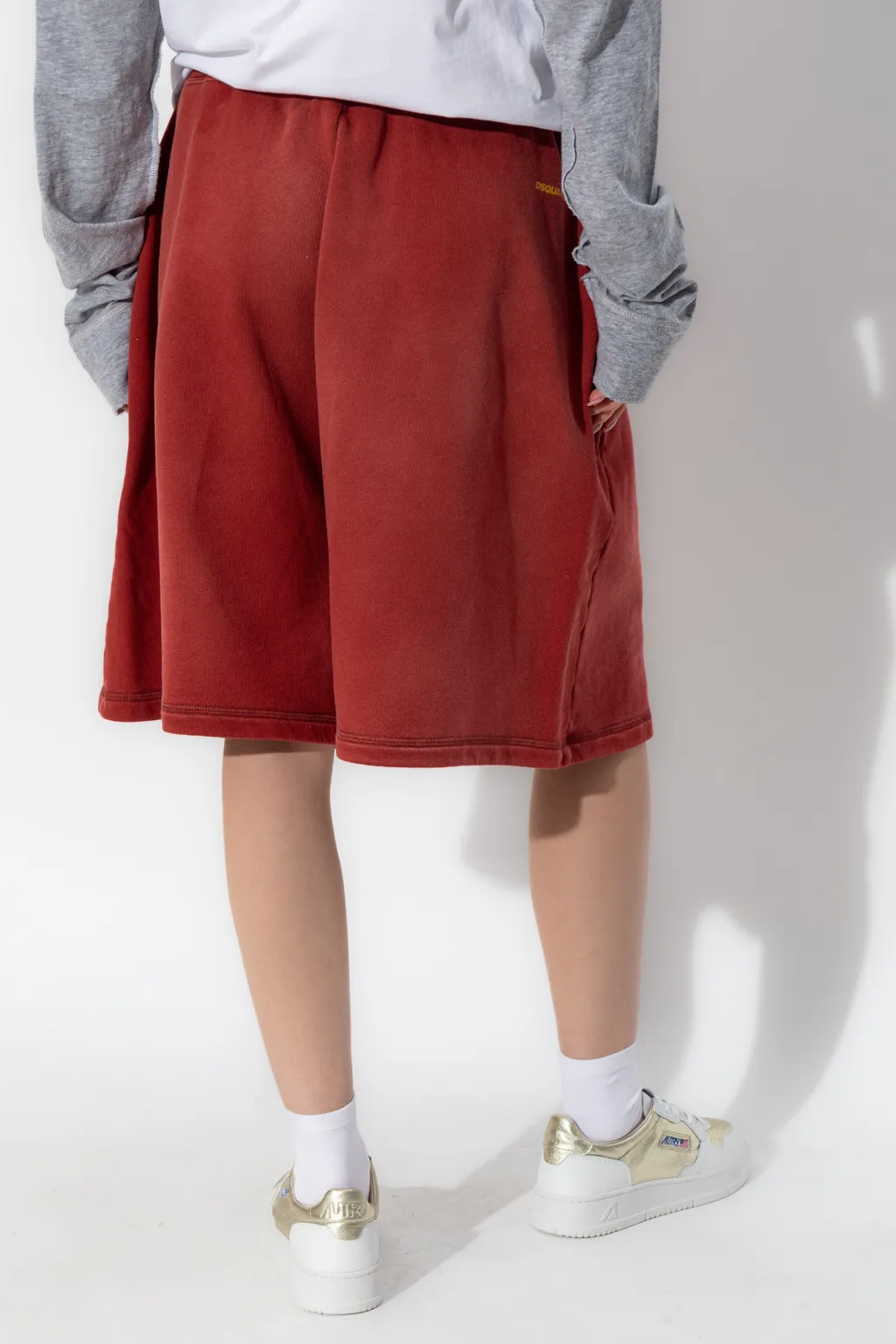 Dsquared2 Logo-Printed Elasticated Waistband Shorts