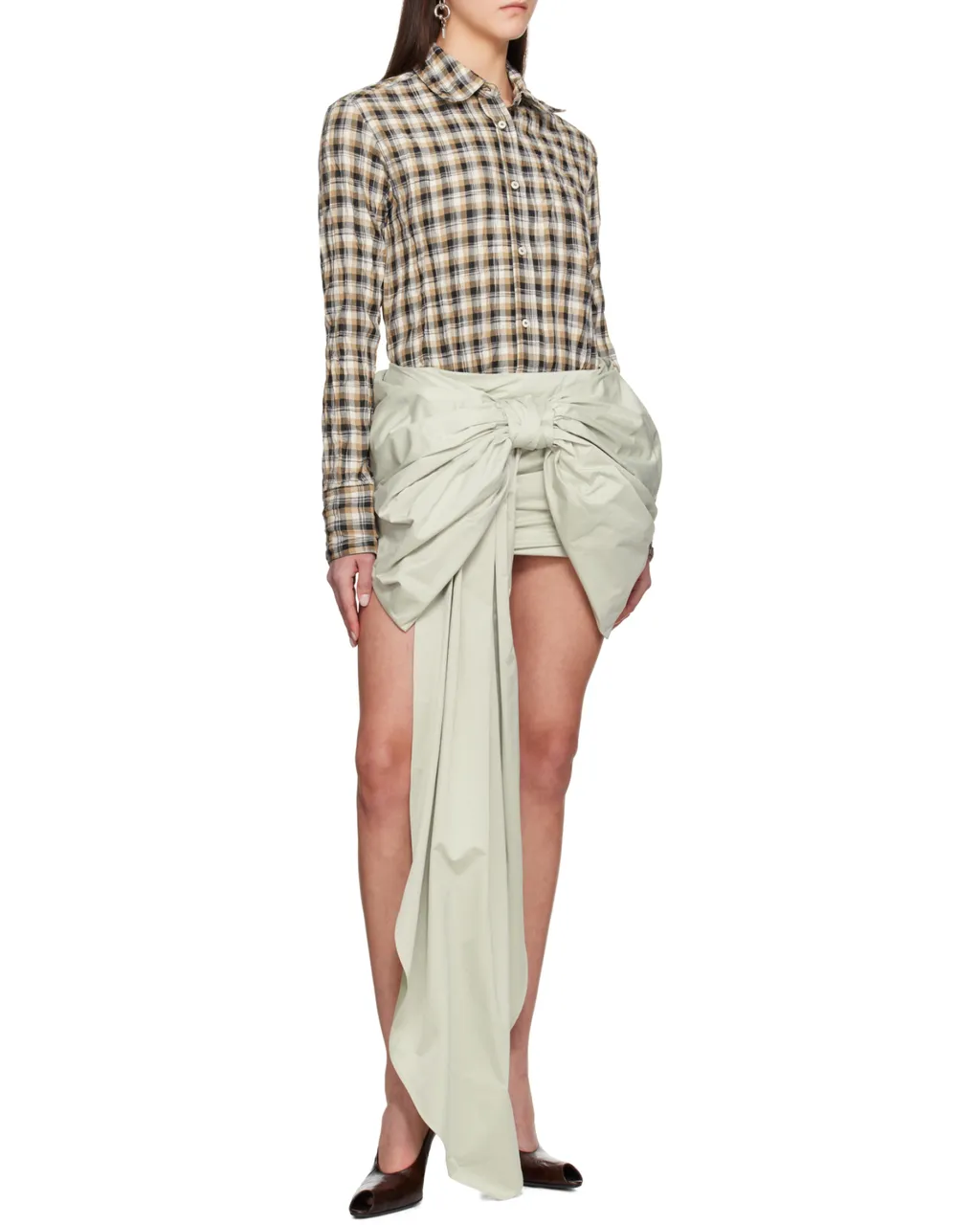 Check Button-Up Shirt