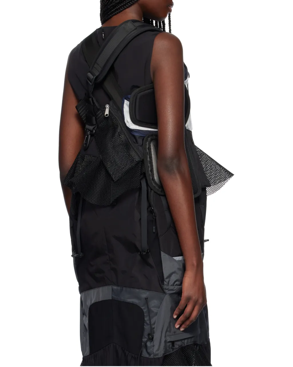 Black Komine Protector Paneled Vest