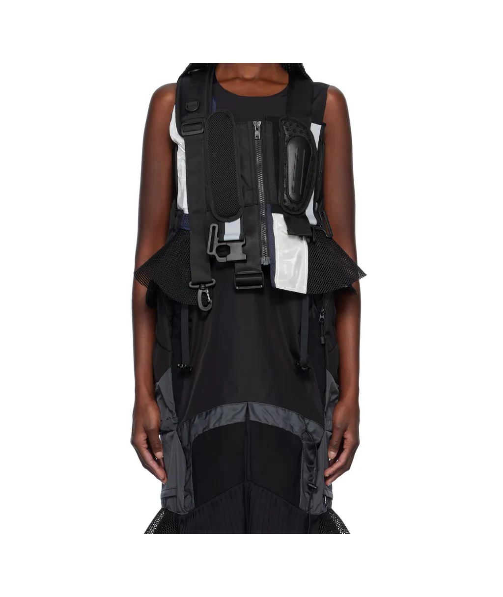 Black Komine Protector Paneled Vest