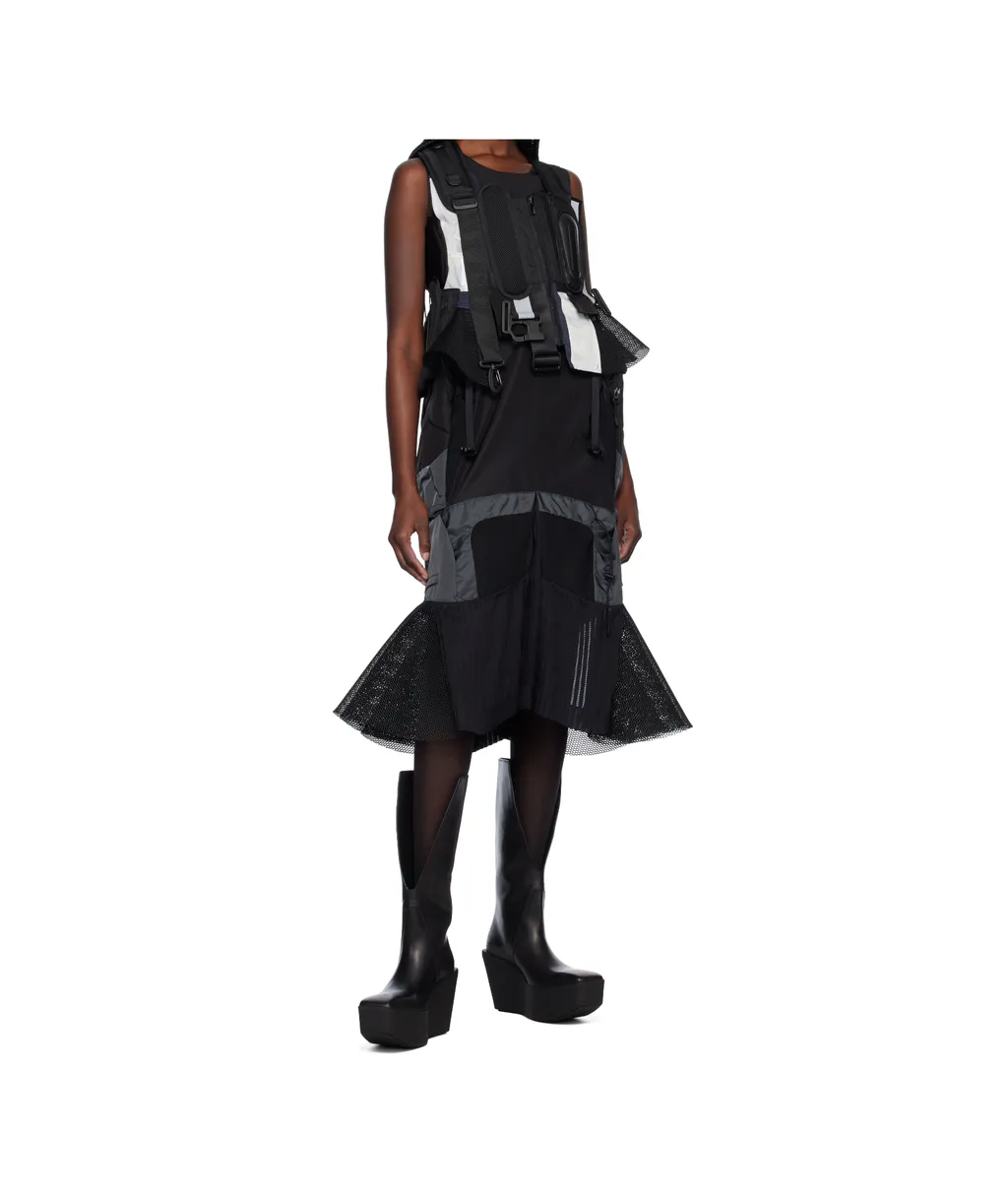 Black Komine Protector Paneled Vest