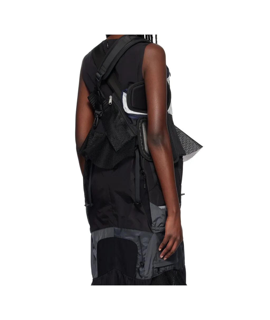Black Komine Protector Paneled Vest
