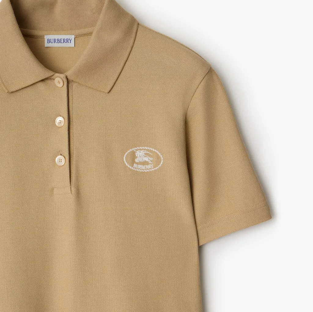Burberry Logo Embroidered Short-Sleeve Polo Shirt