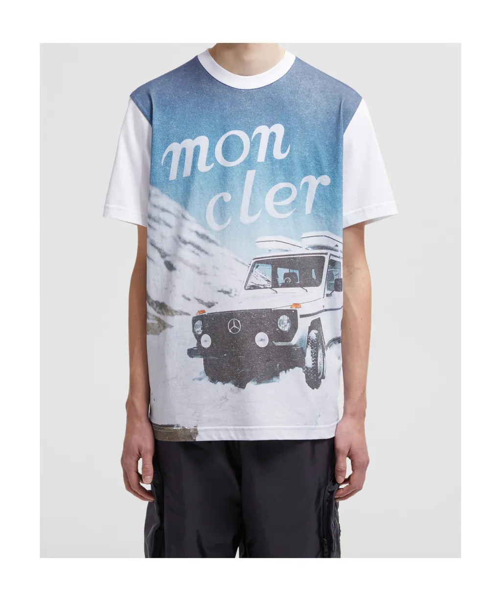 Moncler X Mercedes-Benz By Nigo Printed Cotton T-Shirt