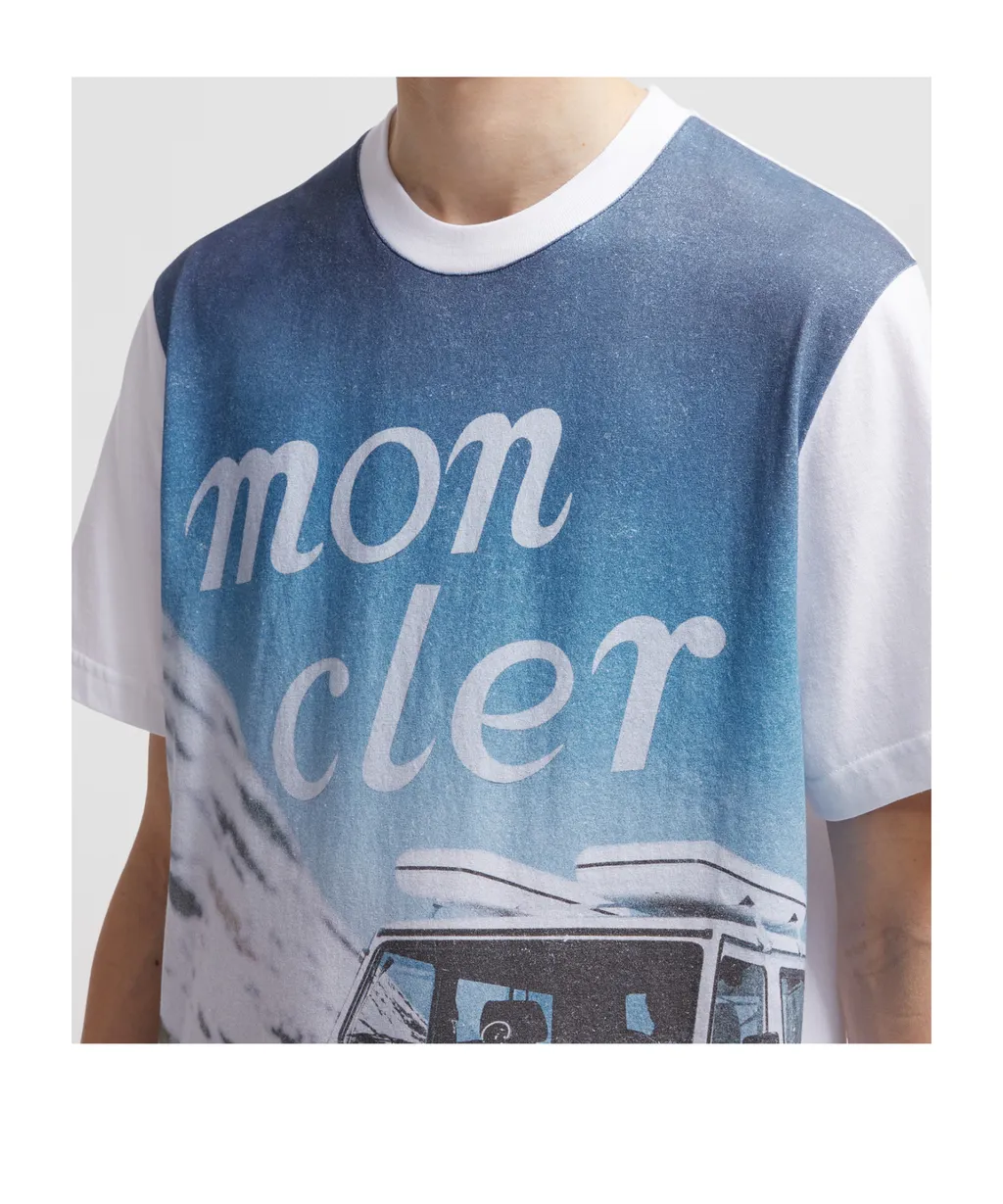 Moncler X Mercedes-Benz By Nigo Printed Cotton T-Shirt