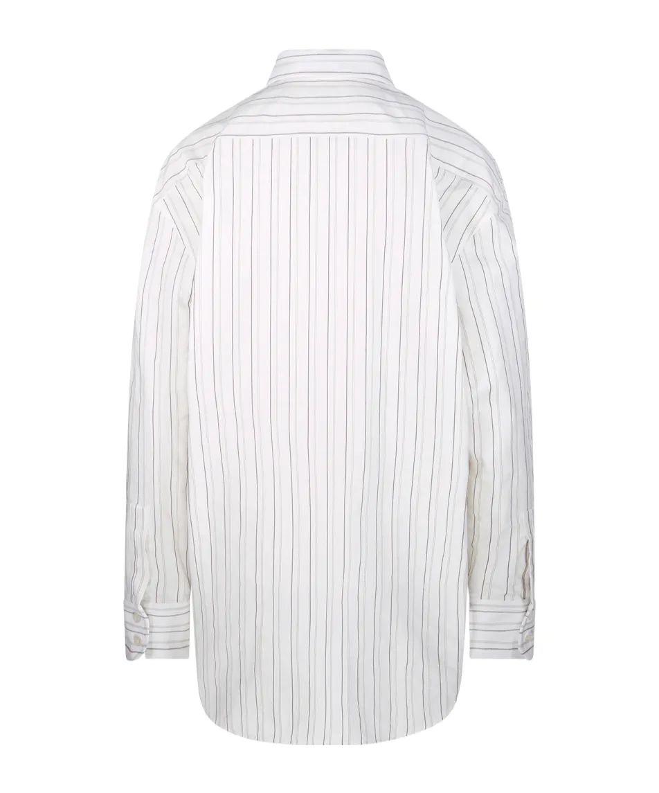 Saint Laurent Striped Button-Up Shirt
