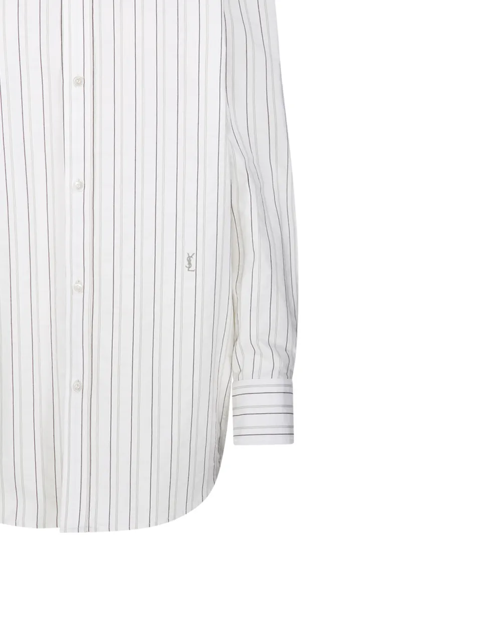 Saint Laurent Striped Button-Up Shirt