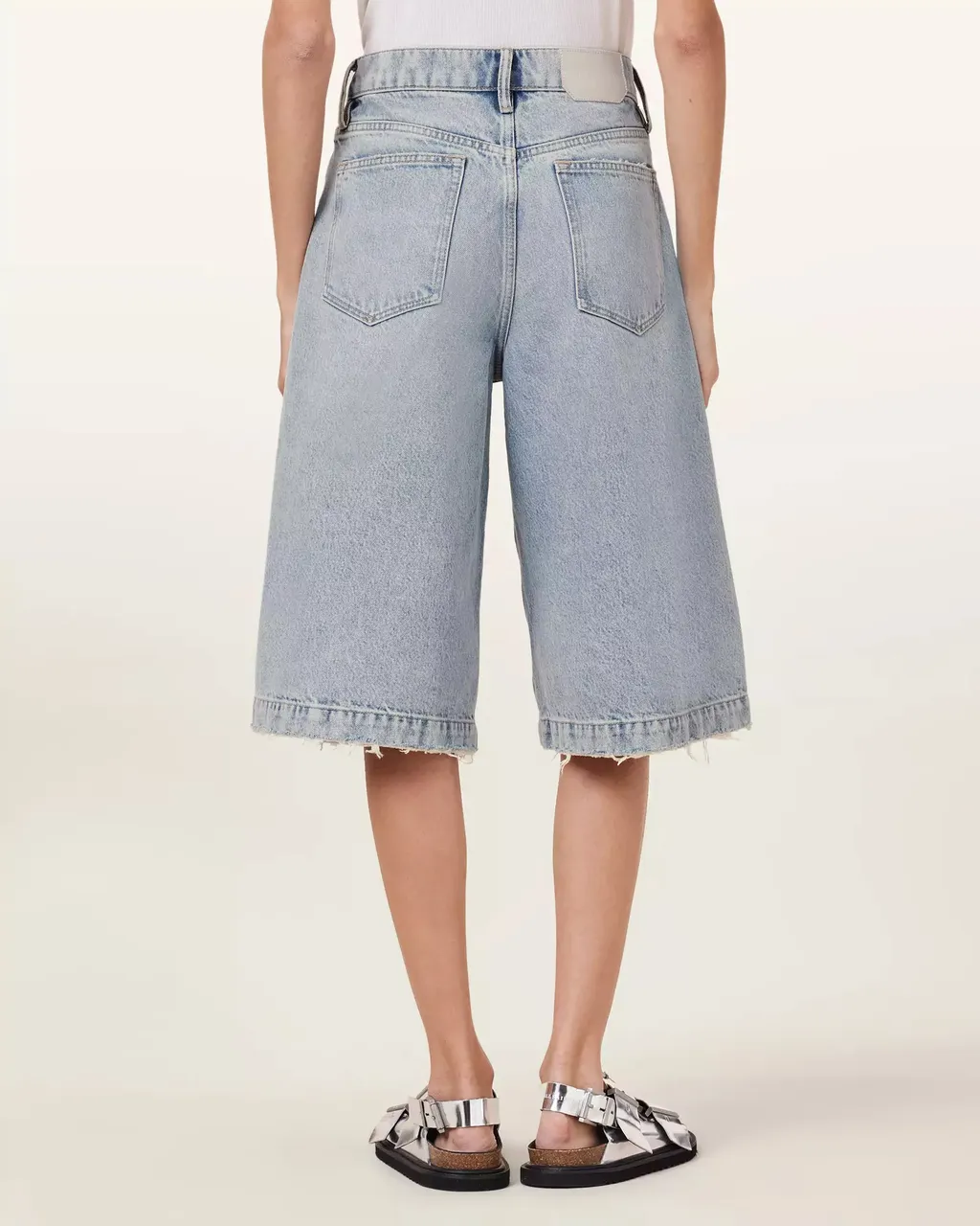 Allsaints Distressed Denim Shorts