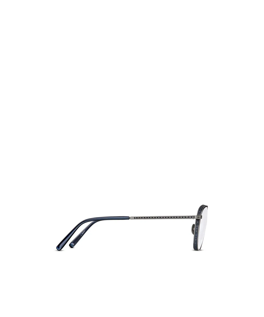 Embellished-Frame Round Glasses