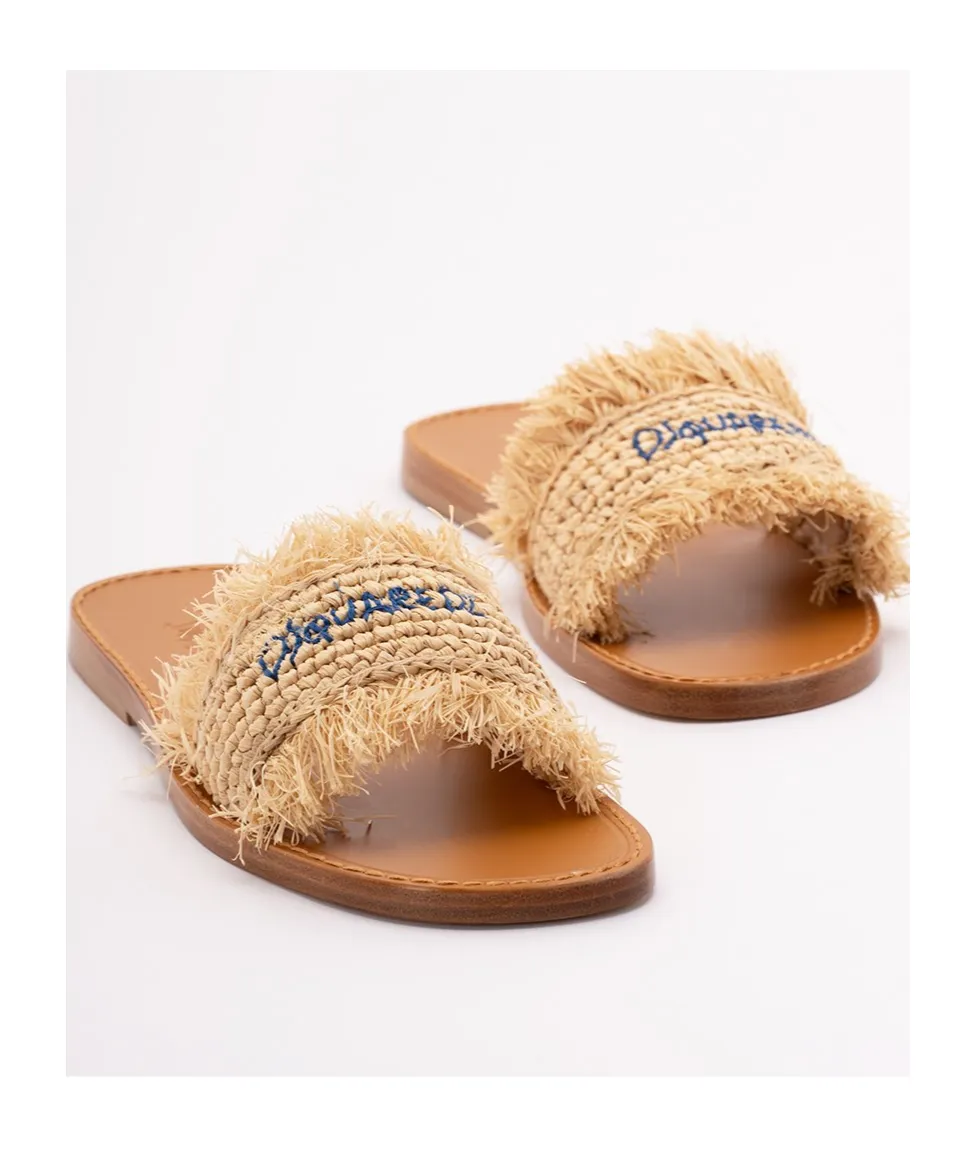 Logo-Embroidered Slides