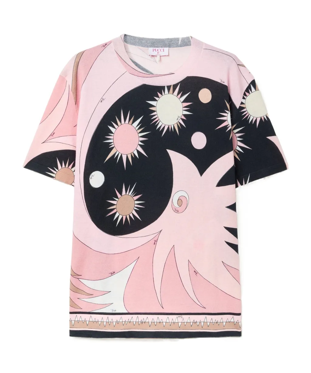 Pucci Stella Printed Crewneck T-Shirt