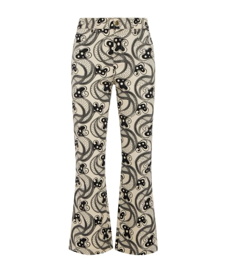 Cropped Flared Jeans