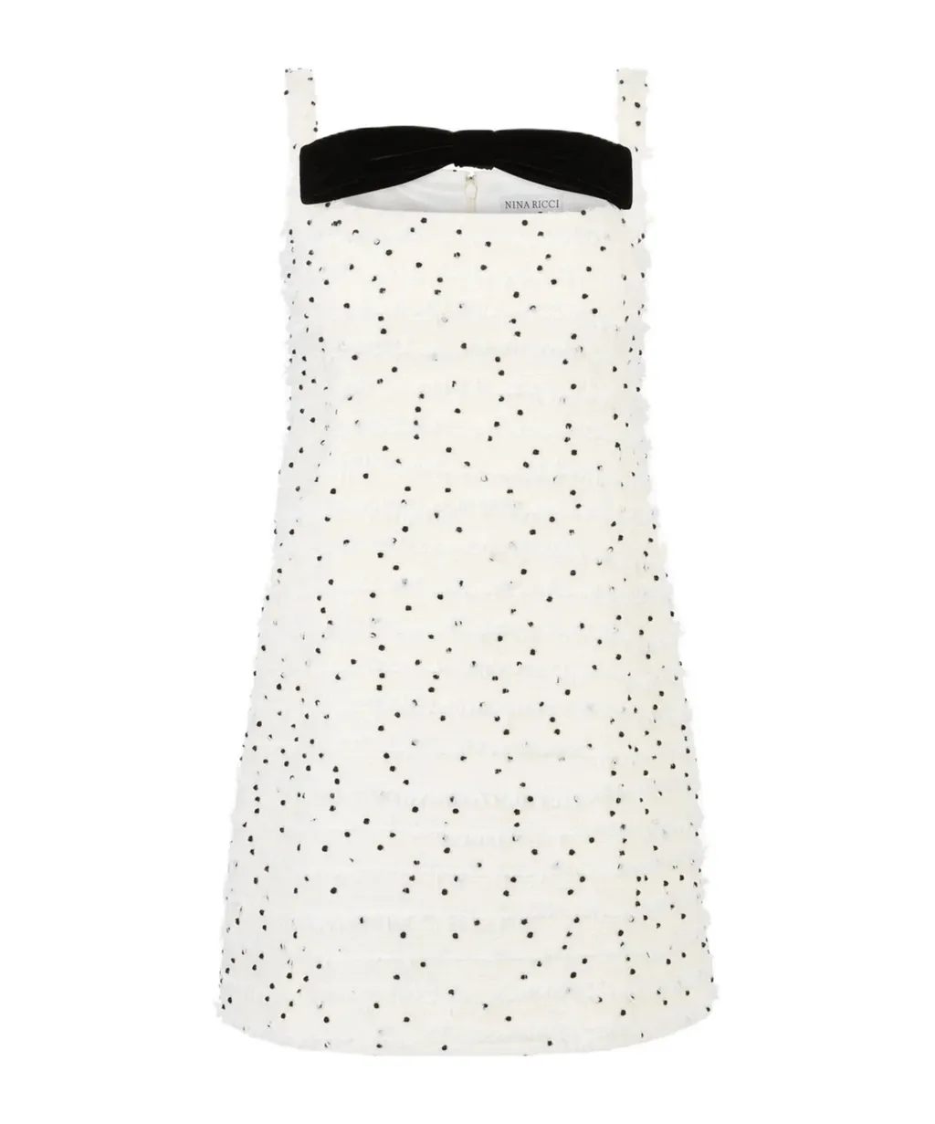 Nina Ricci Square Neckline Mini-Dress