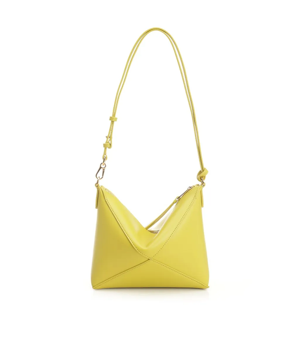 Loewe Puzzle Fold Logo Embossed Pouch Bag
