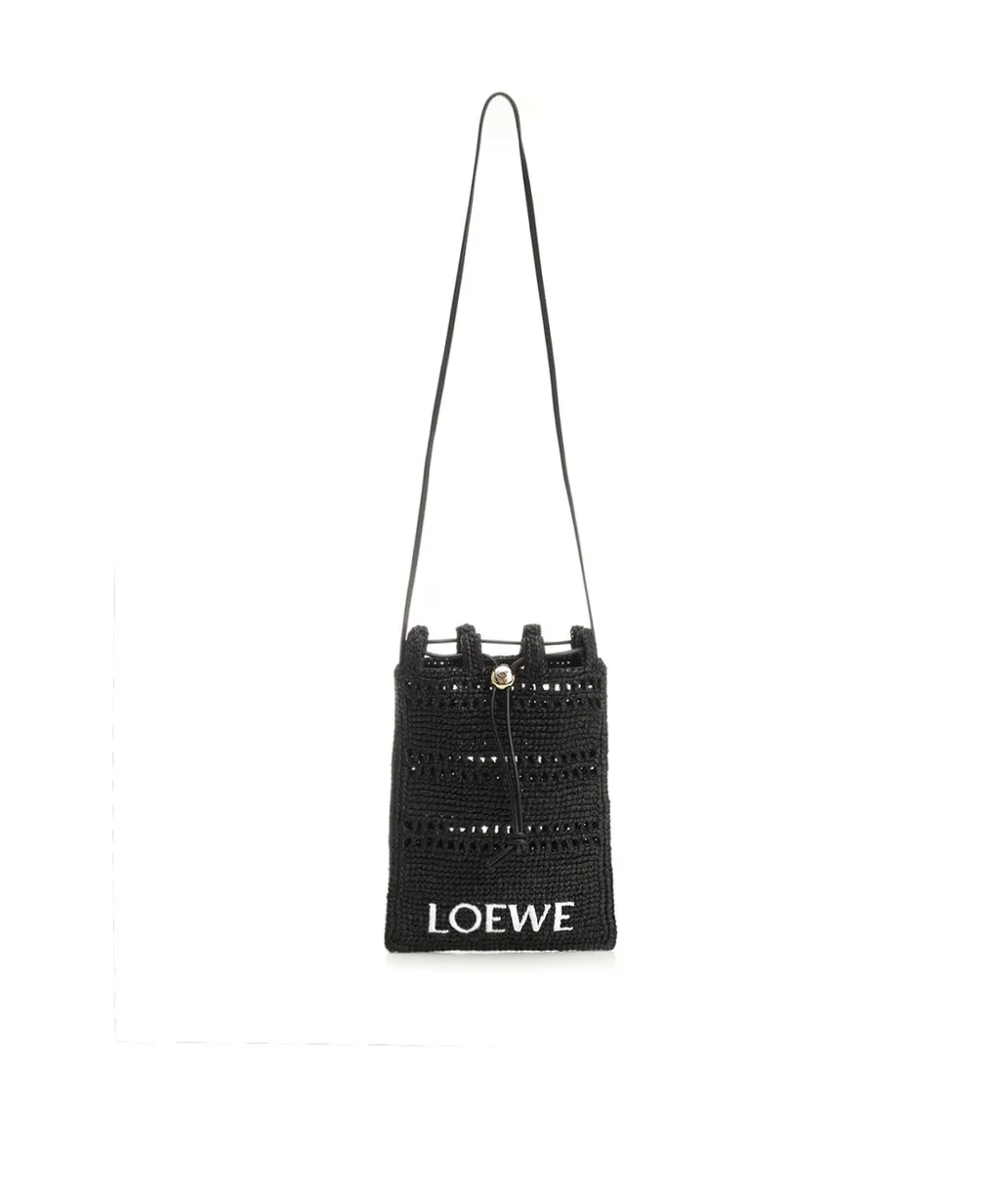 Loewe Logo-Embroidered Drawstring Pocket