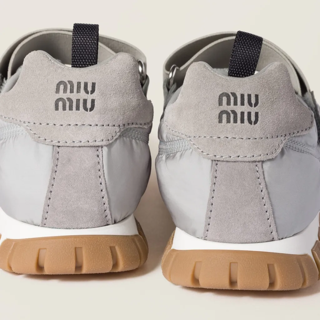 Miu Miu Tyre Round-Toe Ballet Flats