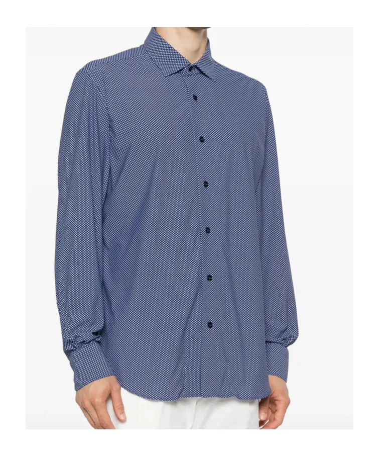 Lapel Long Sleeve Shirt