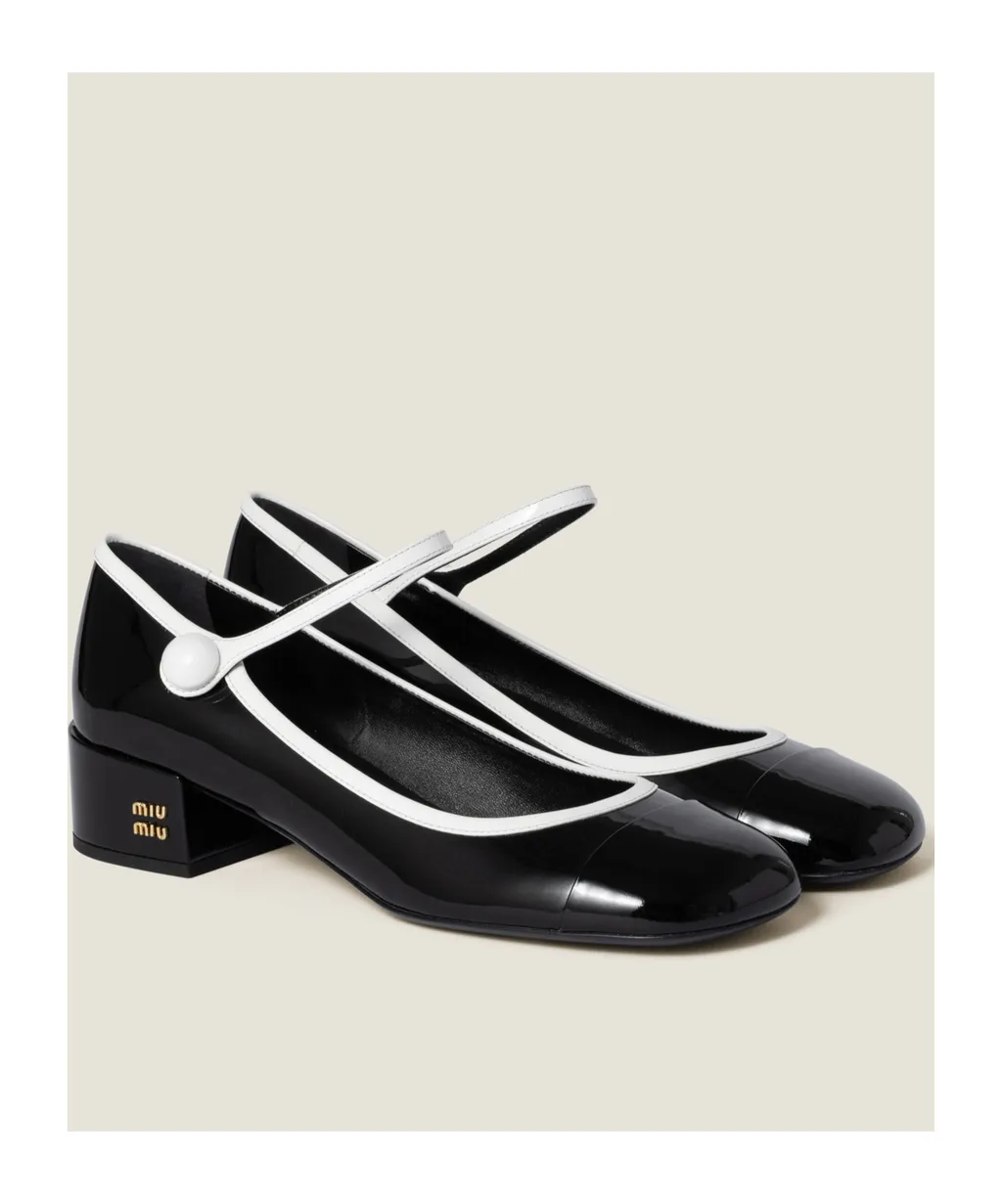 Miu Miu Logo-Lettering Pumps