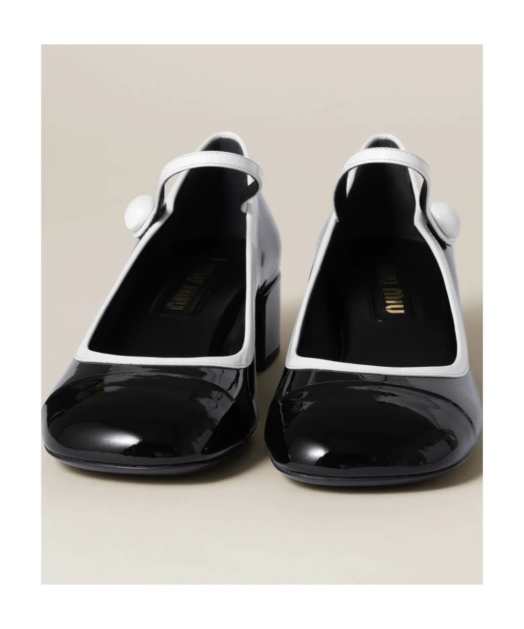 Miu Miu Logo-Lettering Pumps