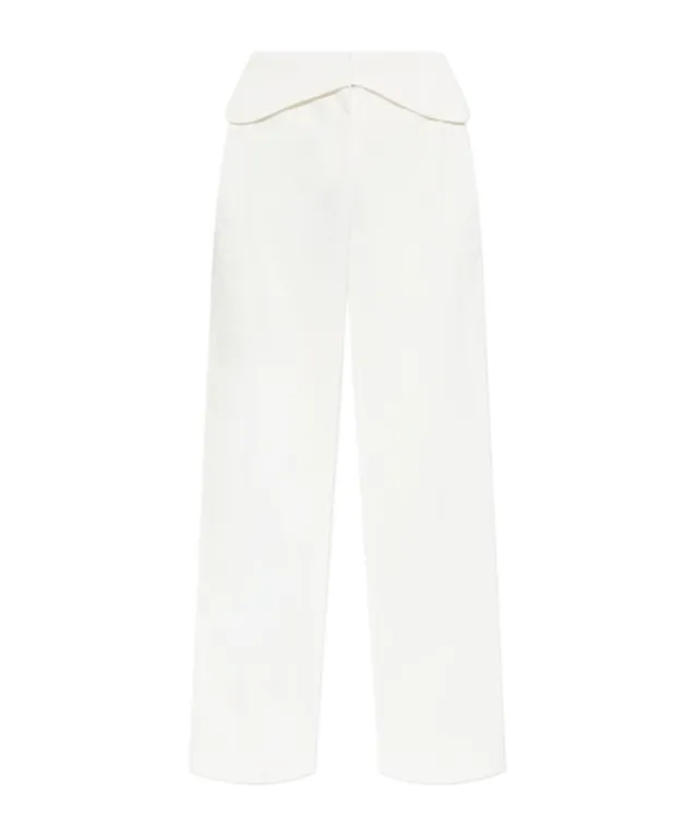 Straight-Leg Casual Pants