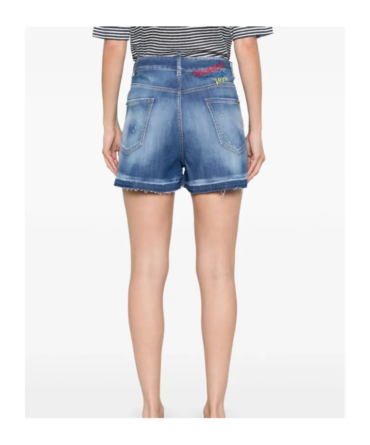 Dsquared2 Summer Lovers Denim Baggy Shorts
