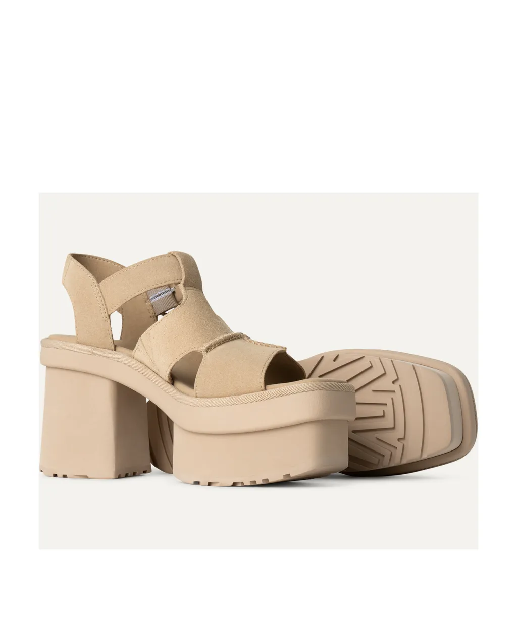100Mm T-Strap Platform Sandals