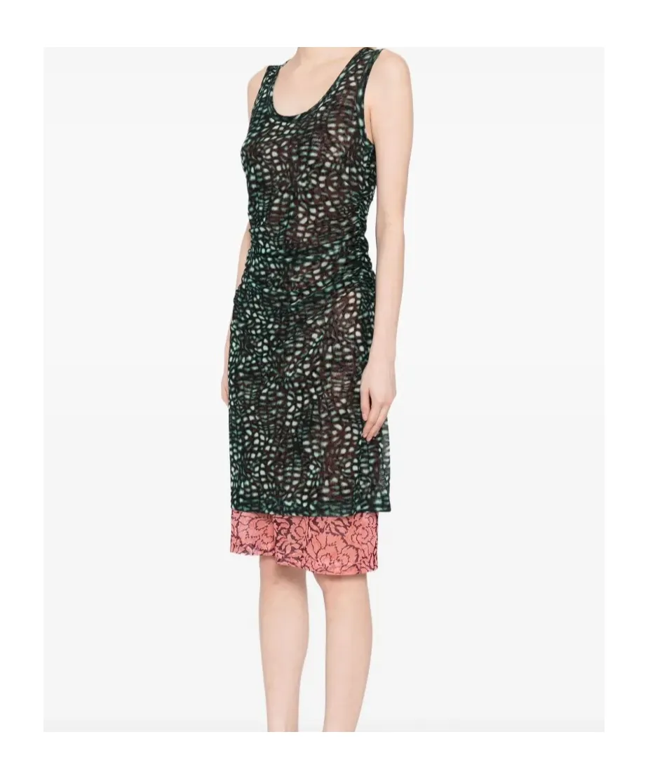 Round Neck Sleeveless Dress