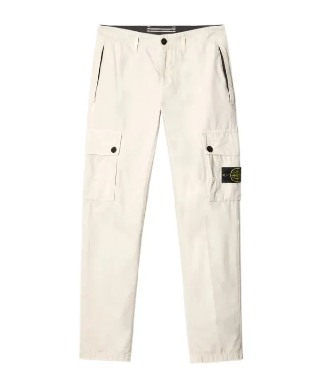 Stone Island Logo Patch Cargo Pants