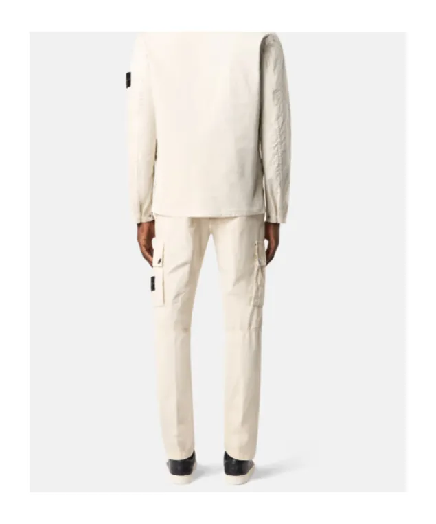 Stone Island Logo Patch Cargo Pants
