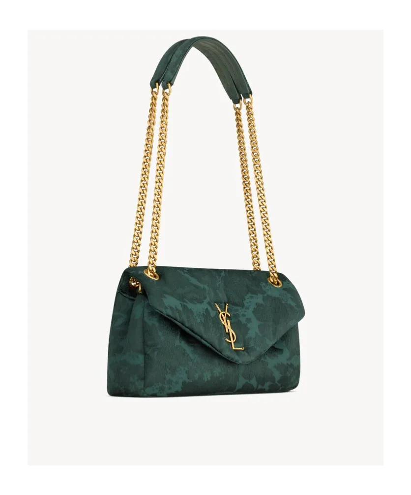 Saint Laurent Calypso Jacquard Small Shoulder Bag