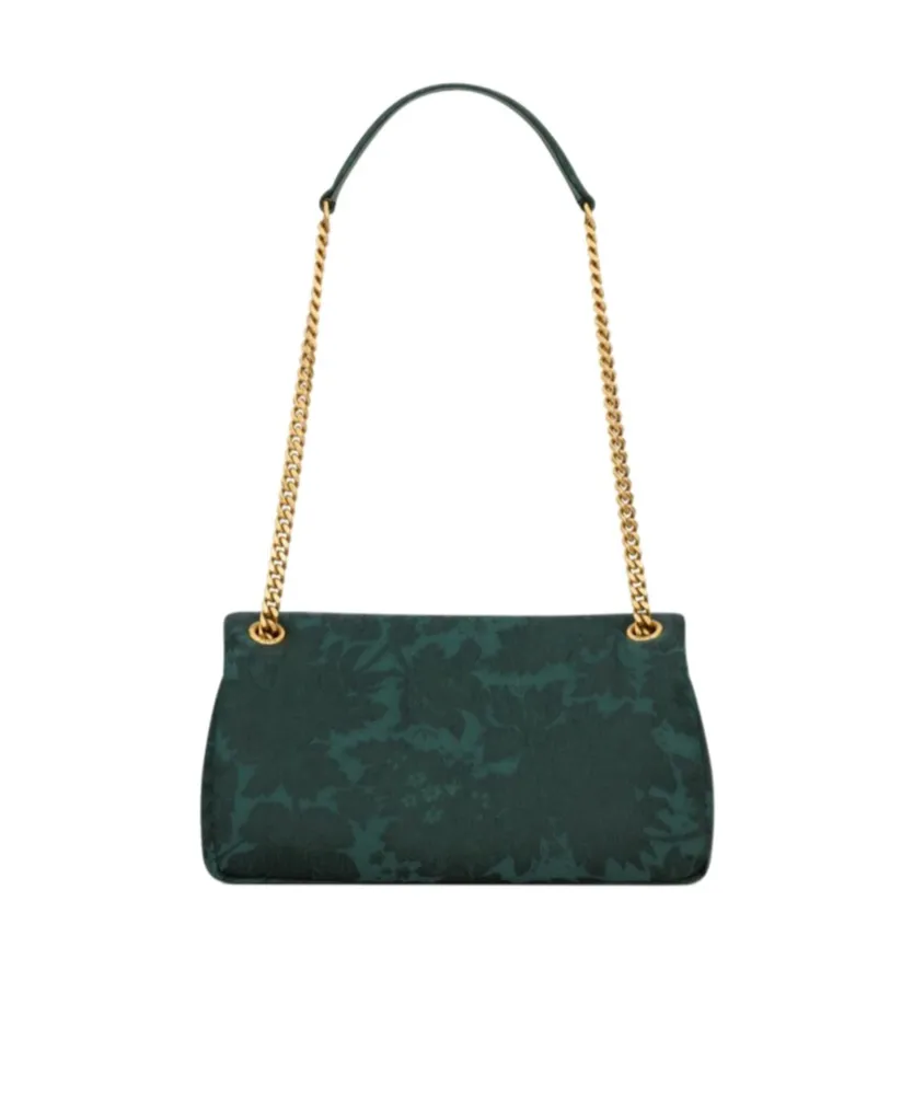 Saint Laurent Calypso Jacquard Small Shoulder Bag