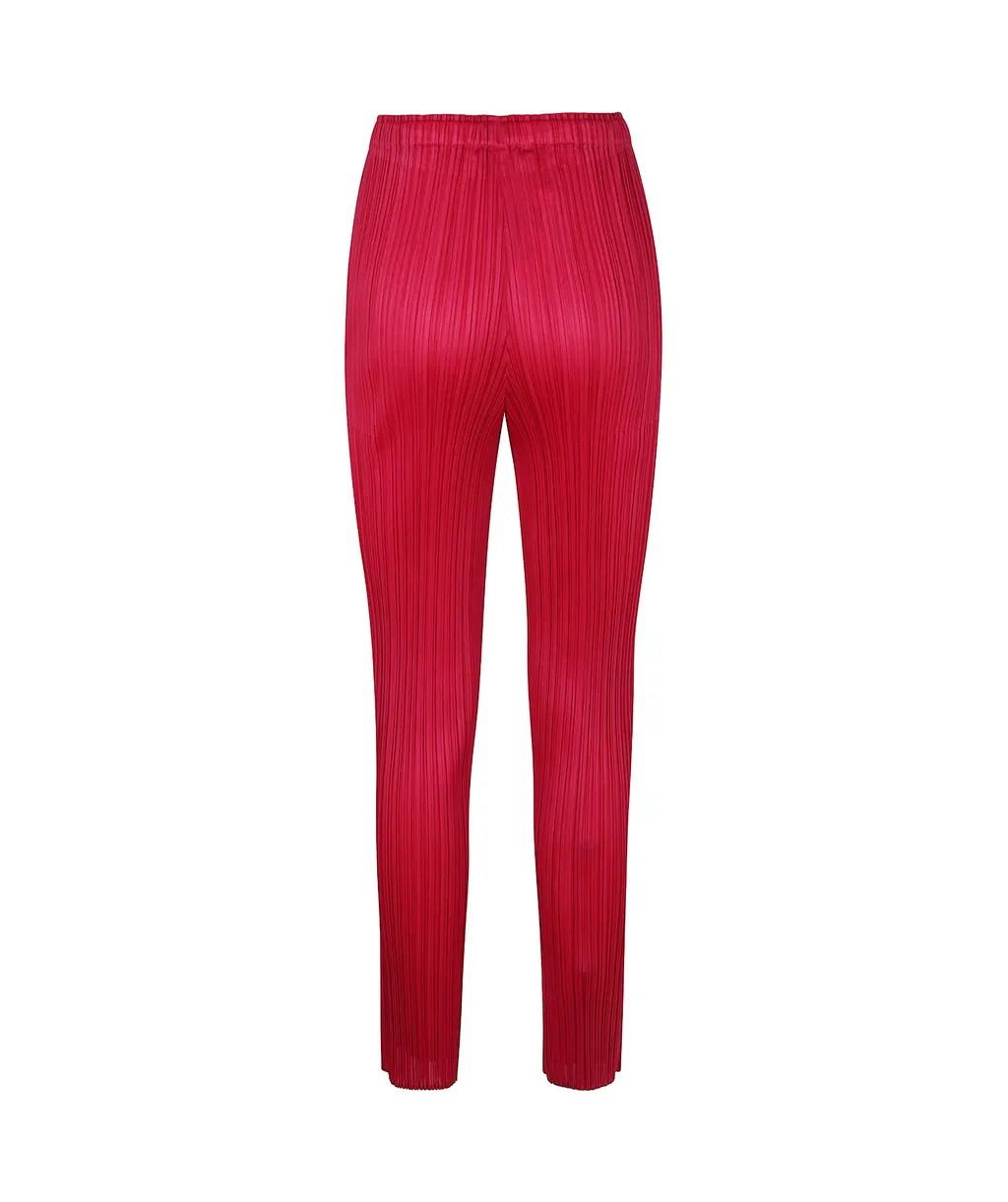 Pleats Please Issey Miyake Elasticated Waistband Pleated Trousers