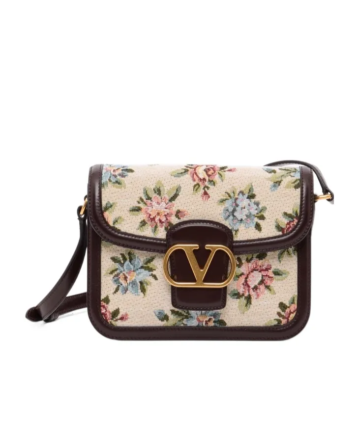 Valentino 9To5 Floral Patterned Shoulder Bag