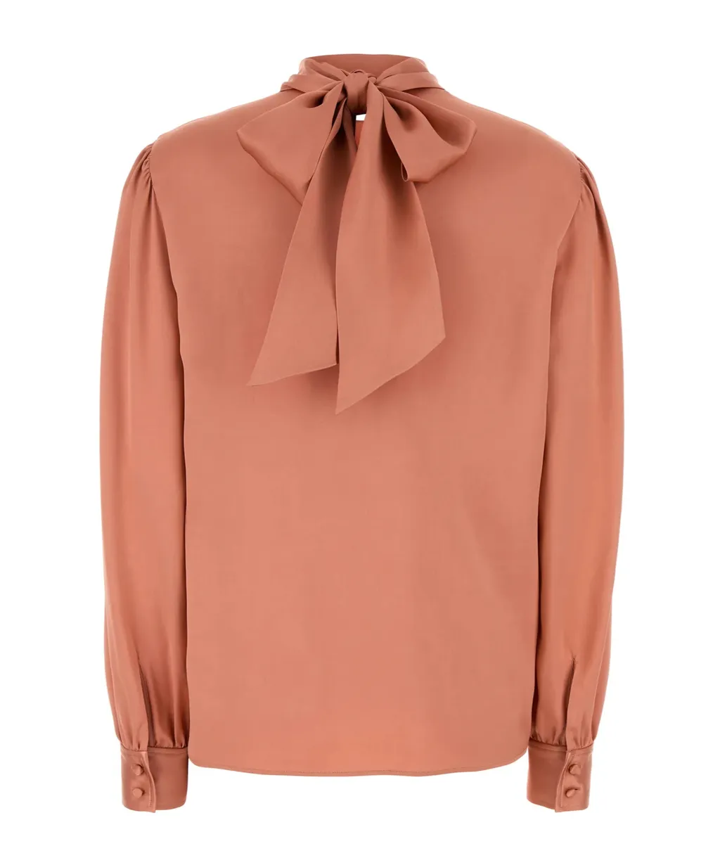 Tom Ford Bow Satin Top