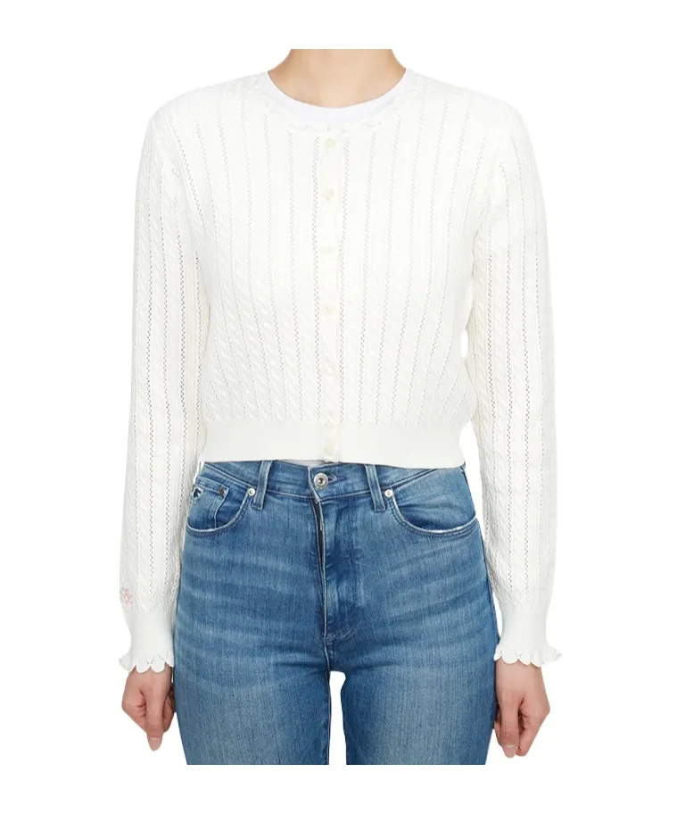 Pointelle Cardigan