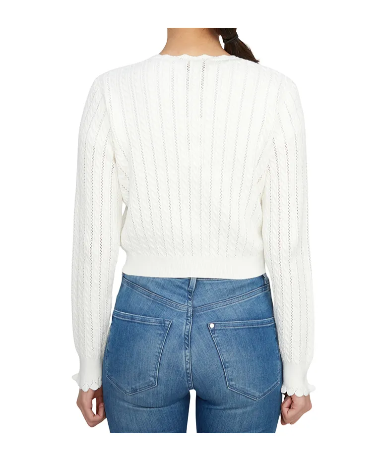 Pointelle Cardigan